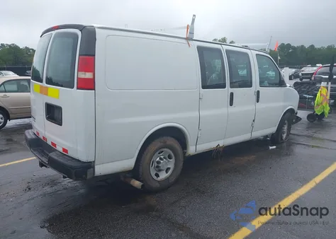 2013 Chevrolet Express 2500 Work Van from USA, damaged, VIN 1GCWGFCA0D1137033
